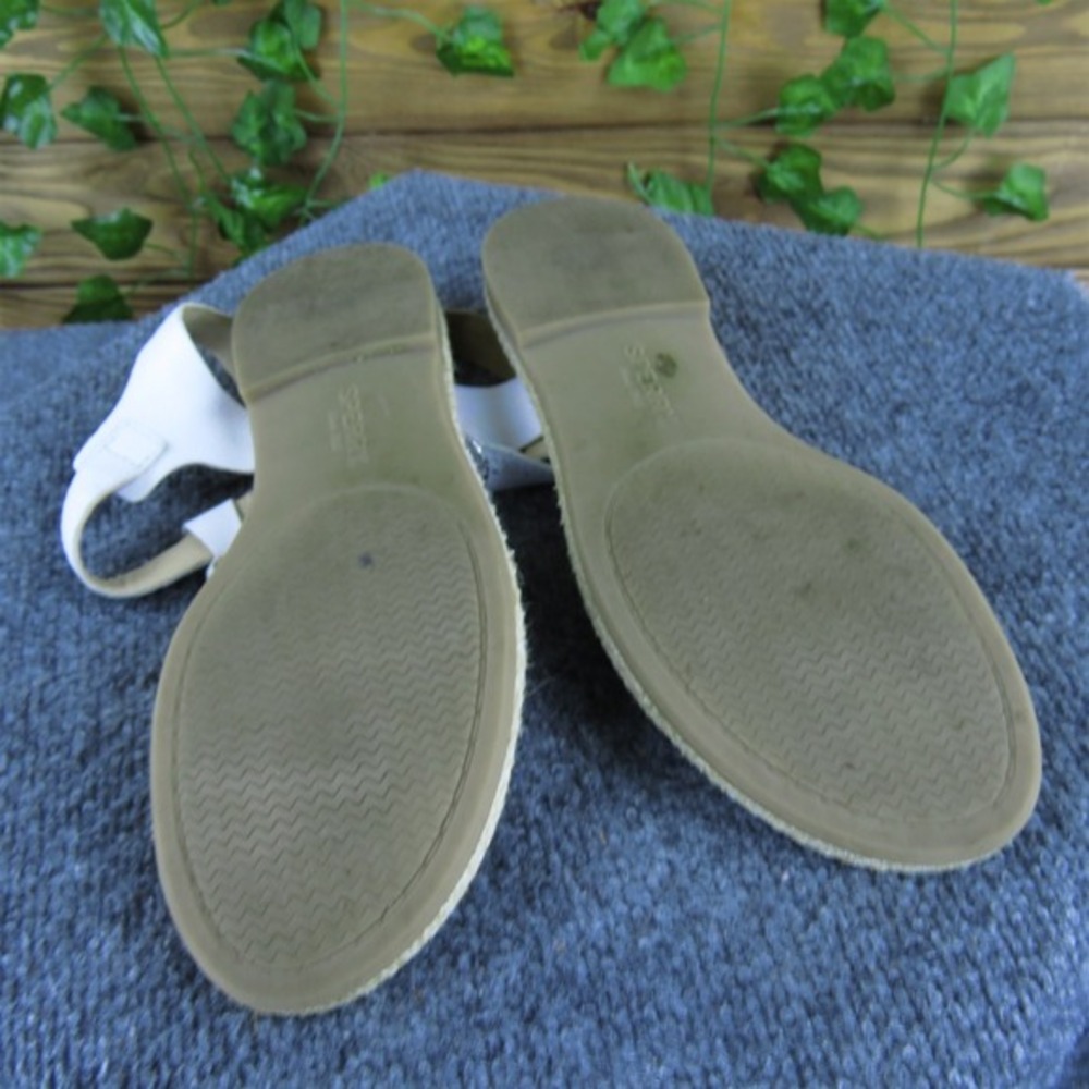 Sperry Women Ankle Strap White Leather Sz 8.5 Medium Gently Used 2025 - Picture 6 of 6
